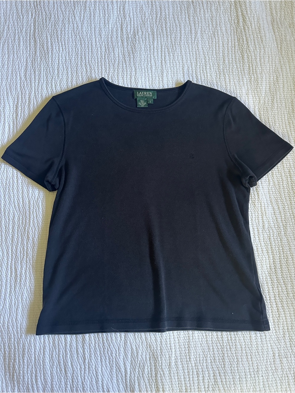 Ralph Lauren Black Crewneck Tee